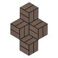 Miniatyrbild 9 av 11: Akustiska Paneler, Hexagon Honeycomb, 30x26 cm, Brun