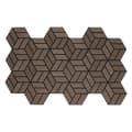 Miniatyrbild 11 av 11: Akustiska Paneler, Hexagon Honeycomb, 30x26 cm, Brun
