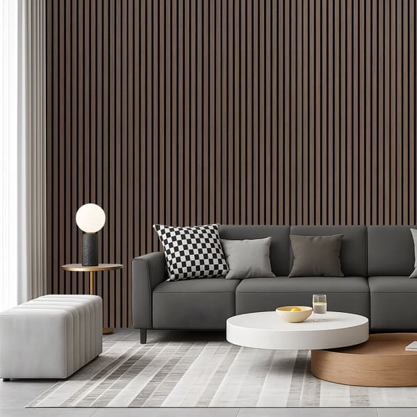 Självhäftande panel Naturlig väggbeklädnad Akustisk väggpanel Modern ...