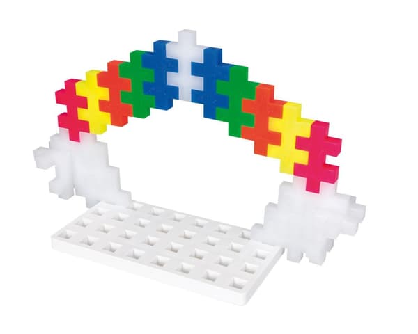 Plus Plus BIG Base plate 2 pcs White/Green