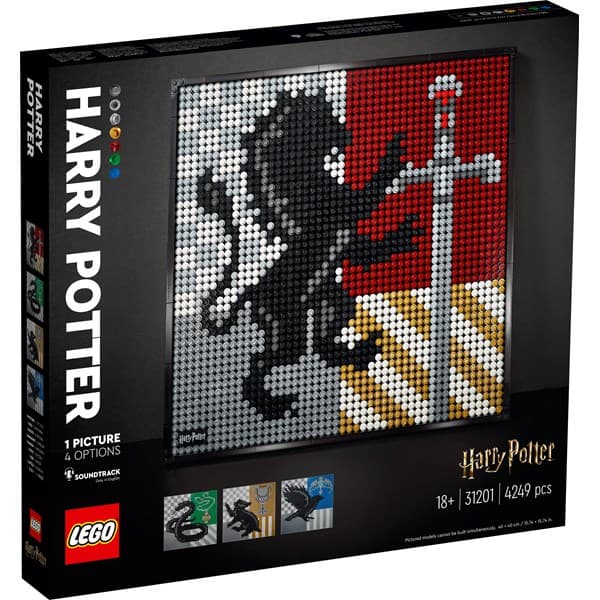 Lego Art: Harry Potter Hogwarts Crests (31201)