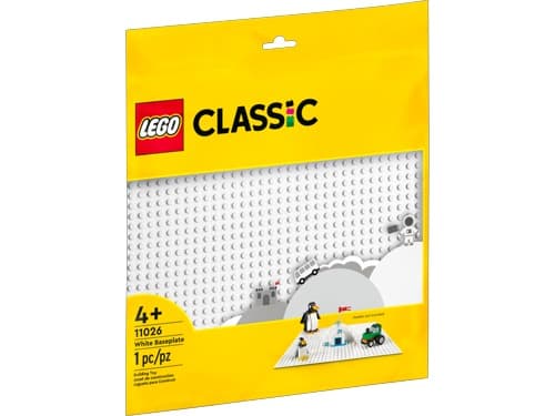 Lego Classic: White Baseplate (11026)