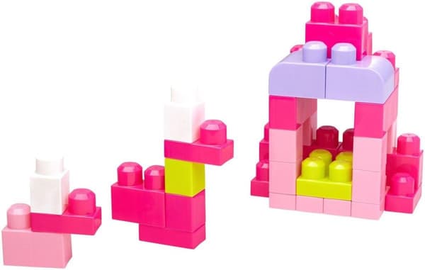 MEGA Bloks First Builders Big Building Bag Rosa