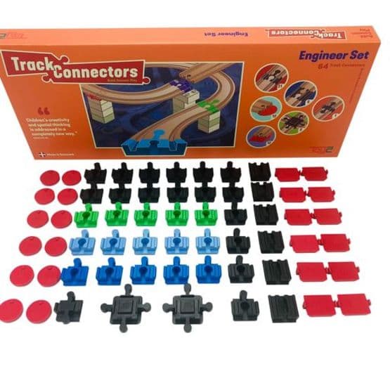 Toy2 - Track Connector - Tågebanedelar - Engineer Set - Medium