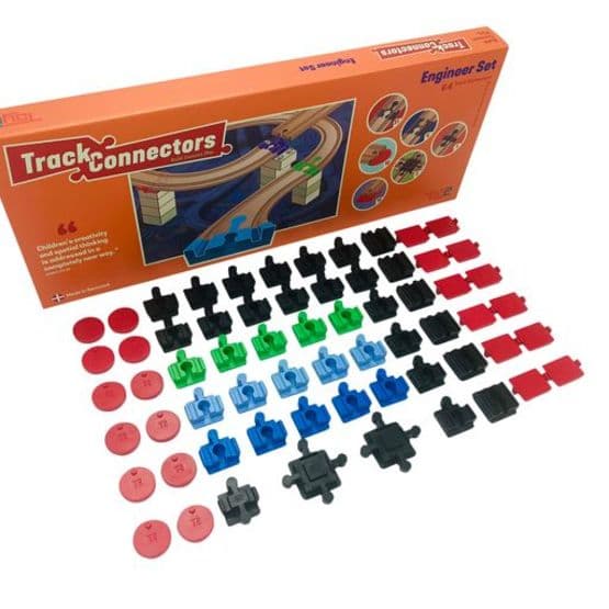 Toy2 - Track Connector - Tågebanedelar - Engineer Set - Medium