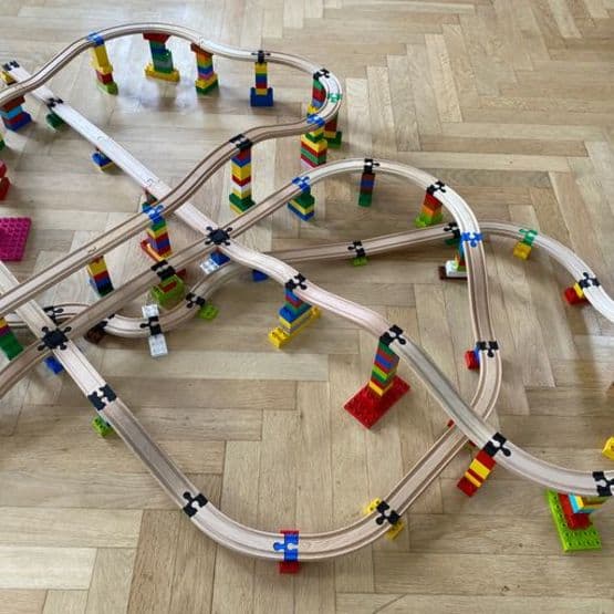 Toy2 - Track Connector - Tågebanedelar - Builder Set Small