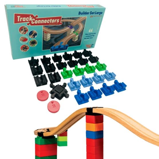 Toy2 - Track Connector - Tågebanedelar - Builder Set Large
