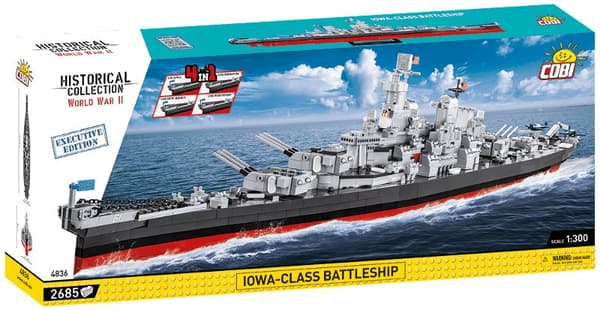 COBI-4836 IOWA KLASSE SLAGSKIB 4I1 EXECUTIVE UDGAVE