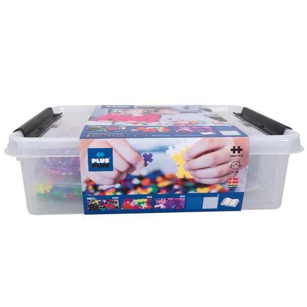 Plus-Plus Oppbevaringsboks Mix / 2400 stk