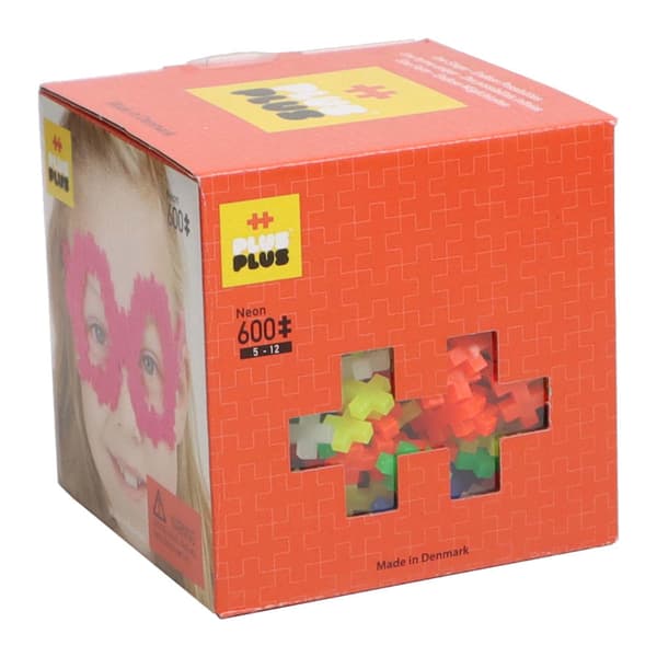 Plus-Plus - Neon Farvemix 600 stk