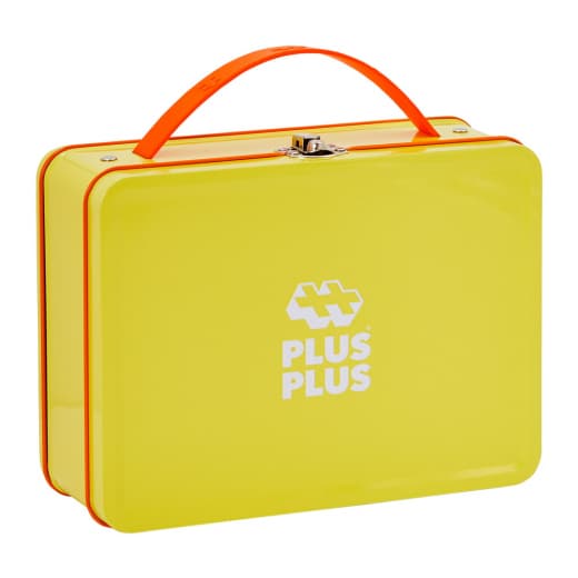 Plus-Plus - BIG Gul Metallväska 70 st