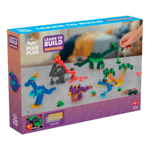 Plus-Plus - Lär dig bygga Dinosaurier