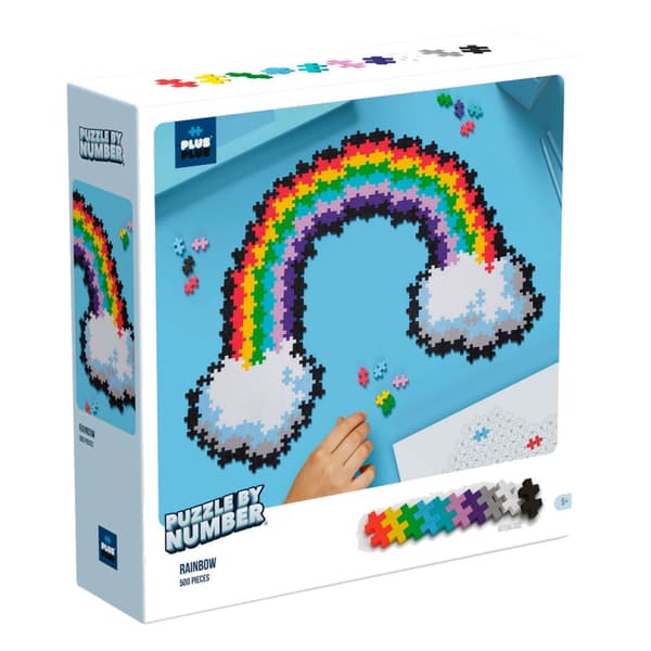 Plus-Plus - Puzzle By Number Regnbue
