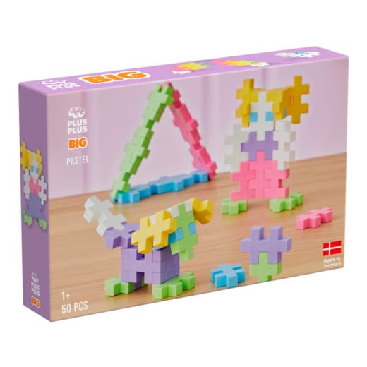 Plus-Plus - BIG Pastel Farvemix 50 stk