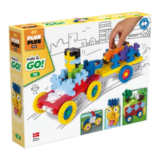 Plus-Plus - BIG Make & Go Køretøj
