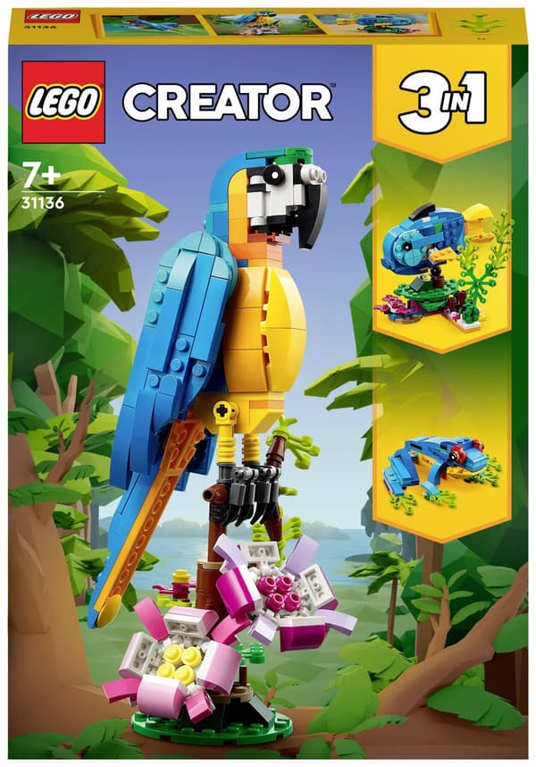 Lego Creator: 3in1 Exotic Parrot (31136)
