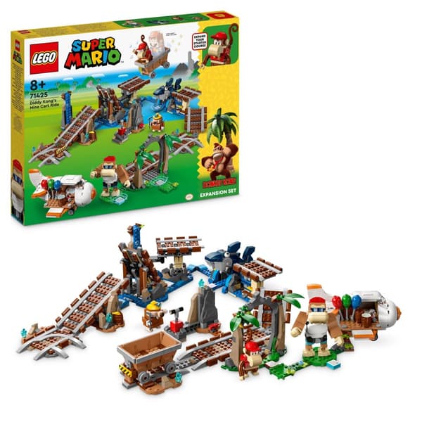 LEGO Super Mario - Diddy Kongs Mine Cart Ride Expansion Set (71425)