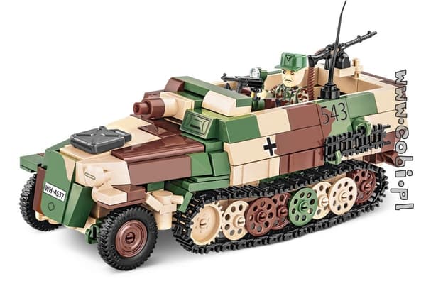 COBI-2283 Sd.Kfz.251/9 bæltekøretøj "STUMMEL" - Executive Edition - Byg model