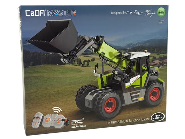 Construction Blocks CADA Excavator Remotely Controlled 1469 Elements