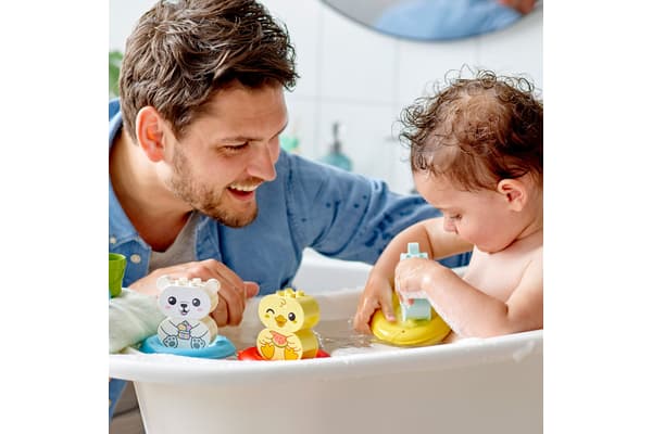 Klocki DUPLO 10965 Zabawa w kąpieli: pływający pociąg ze zwierzątkami