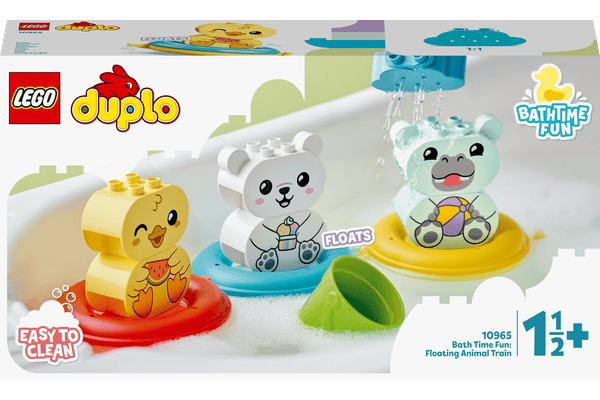 Klocki DUPLO 10965 Zabawa w kąpieli: pływający pociąg ze zwierzątkami