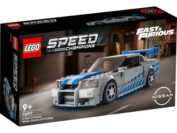 76917 LEGO® Speed Champions 2 Fast 2 Furious Nissan Skyline GT-R (R34)