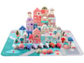 Miniatyrbild 2 av 6: Set of Wooden Blocks City Letters Puzzle 115 Pieces