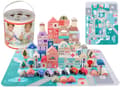 Miniatyrbild 1 av 6: Set of Wooden Blocks City Letters Puzzle 115 Pieces