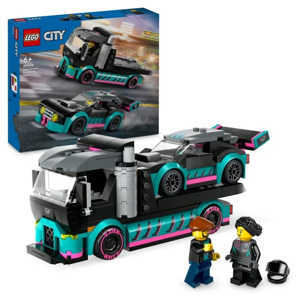 LEGO City - Race Car and Car Carrier Truck (60406)