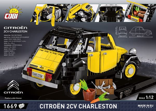 COBI-24340 Citröen 2CV Charlston Executive Edition Sæt