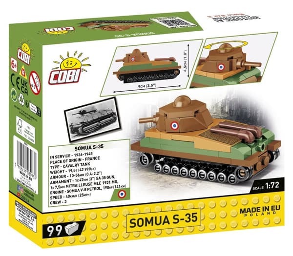 Cobi Somua S-35 1:72 3093