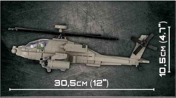 Cobi AH-64 Apache Helicopter 1:48 5808
