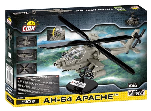Cobi AH-64 Apache Helicopter 1:48 5808