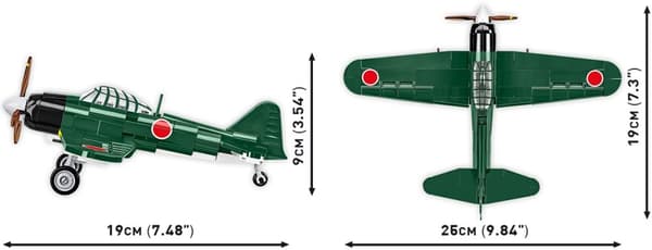 Cobi Mitsubishi A6M2 Zero 1:48 5861