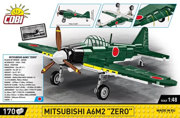 Cobi Mitsubishi A6M2 Zero 1:48 5861