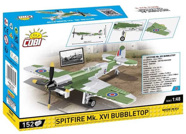 Cobi Spitfire Mk. XVI Bubbletop 1:48 5865