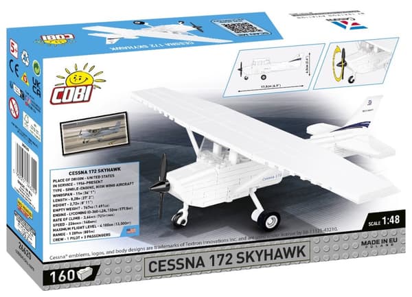 Cobi Cessna 172 Skyhawk White 1:48 26620