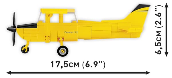 Cobi Cessna 172 Skyhawk Yellow 1:48 26621