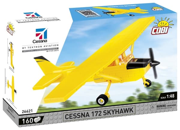 Cobi Cessna 172 Skyhawk Yellow 1:48 26621