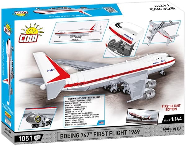Cobi Boeing 747 First Flight 1969 1:144 26609