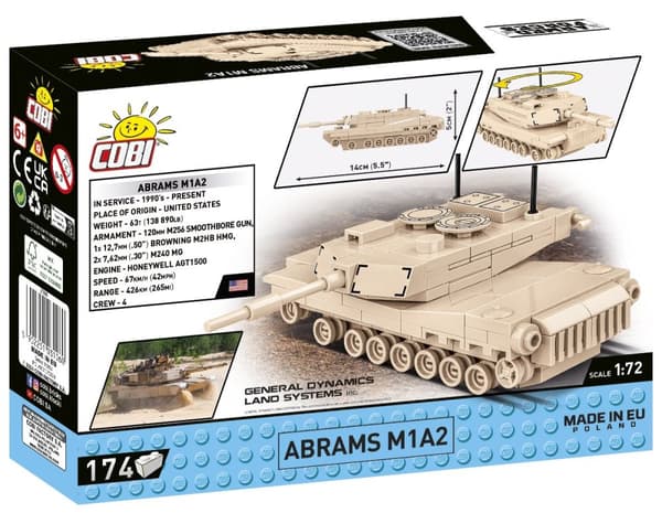 Cobi Abrams M1A2 1:72 3106
