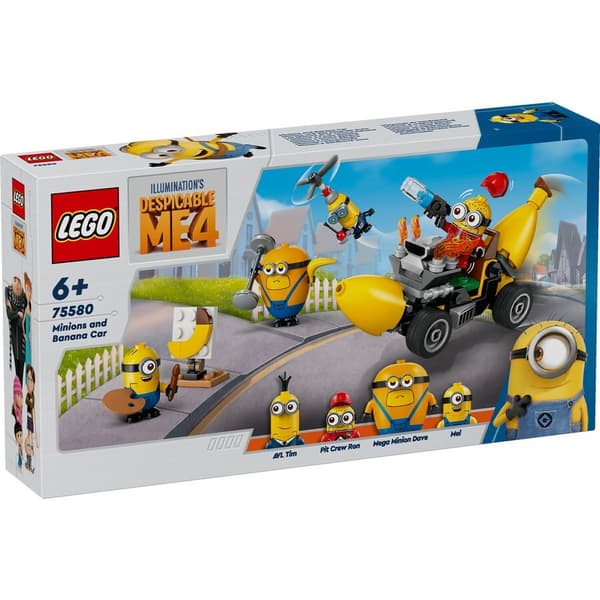 Lego Illuminations: Despicable Me 4 - Minions And Banana Car (75580)