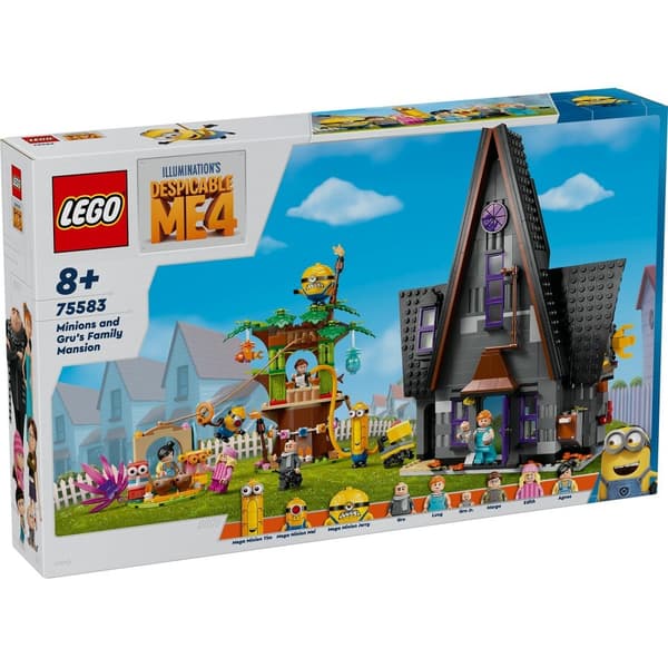 Lego Illuminations: Despicable Me 4 - Minions And Grus Family Mansion (75583)
