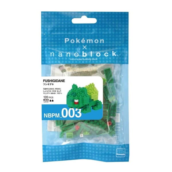 Bandai Nanoblock : Pokemon - Bulbasaur Building Block Figure (nbpm003)