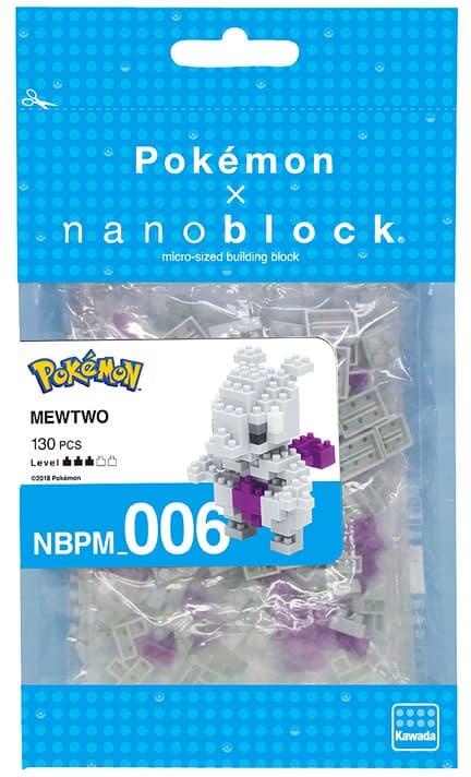 Bandai Nanoblock : Pokemon - Mewtwo Building Block Figure (nbpm006)