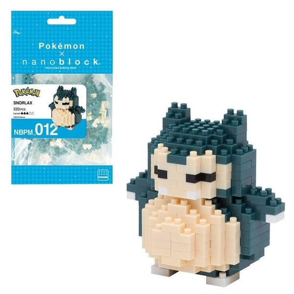 Bandai Nanoblock : Pokemon - Snorlax Building Block Figure (nbpm012)