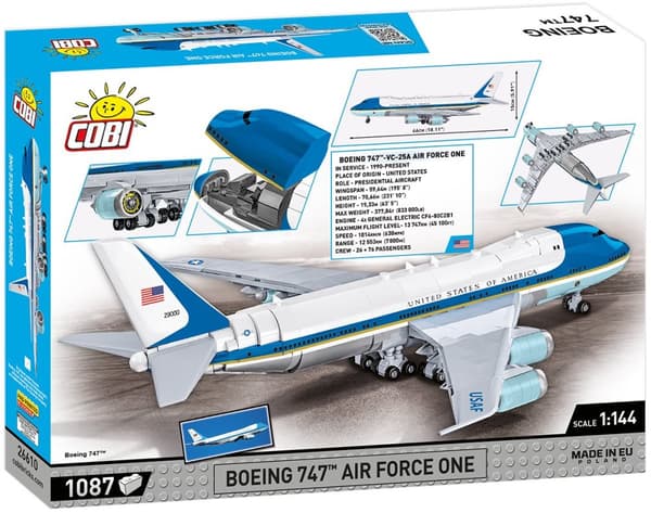 Cobi Boeing 747 Air Force one 1:144 26610