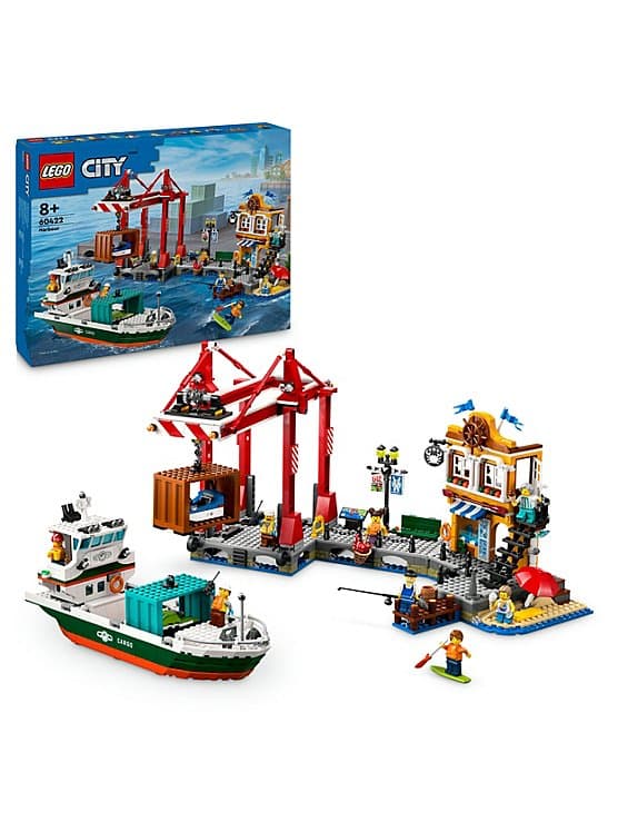 Lego My City: Seaside Harbor With Cargo Ship (60422)
