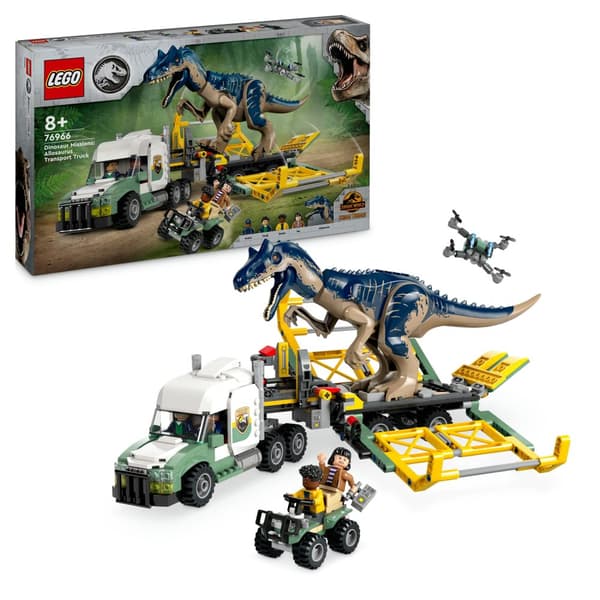 LEGO - Jurassic World - Dinosaur Missions: Allosaurus Transport Truck (76966)