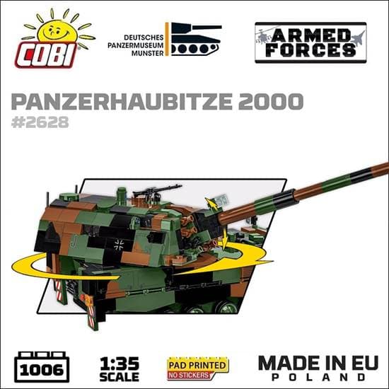 Cobi Panzerhaubice 2000 - saksalainen itseliikkuva 155 mm: n haupitsisarja